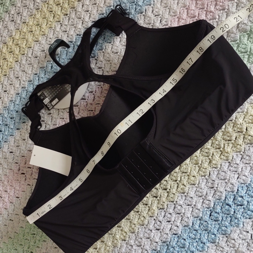 Avia XXXL (D-DD) Non Wire High Support Black Bra *Flawed* - Picture 5 of 14